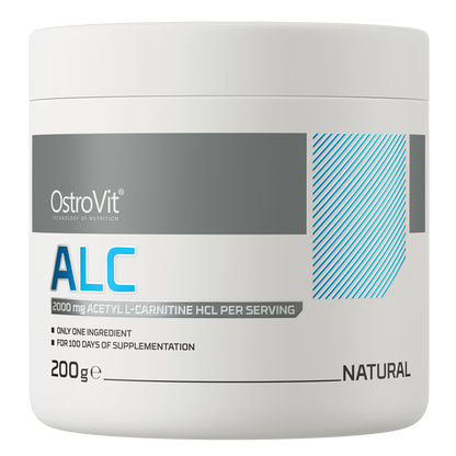 OstroVit Acetyl L-Karnitin 200 g, naturlig.