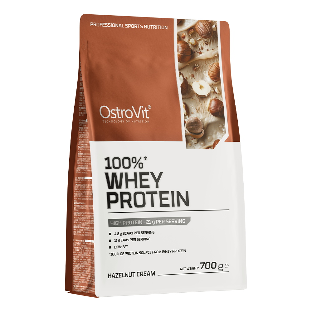 OstroVit 100% Whey Protein 700g Hasselnøttkrem