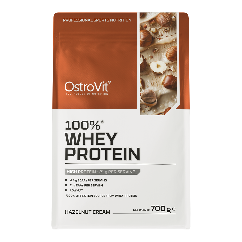 OstroVit 100% Whey Protein 700g Hasselnøttkrem