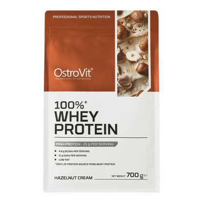 OstroVit 100% Whey Protein 700g Hasselnøttkrem
