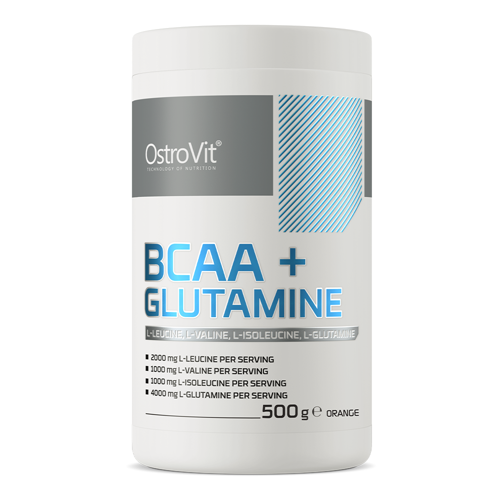 OstroVit BCAA + Glutamin 500g Appelsin