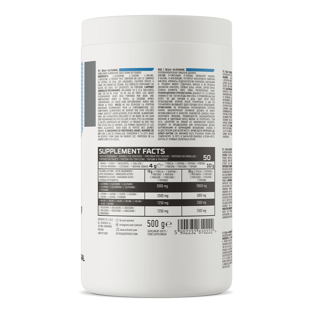 OstroVit BCAA + Glutamin 500g