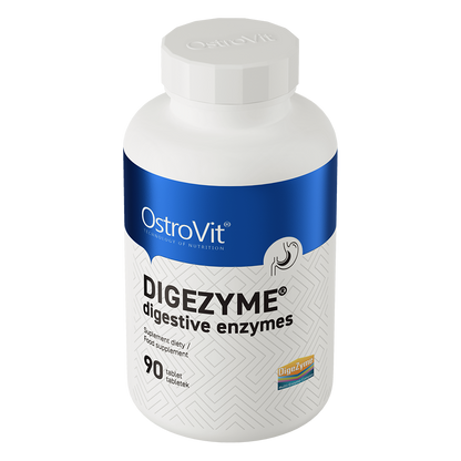 OstroVit Digezyme Fordøyelsesenzymer 90 tabletter Preparat som inneholder fordøyelsesenzymer i form av DigeZyme®-komplekset.