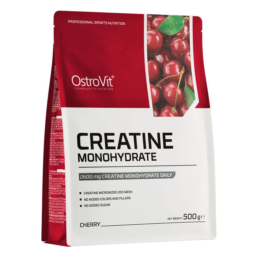 OstroVit Monohydrat Kreatin 500g  Kirsebær