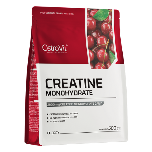OstroVit Monohydrat Kreatin 500g  Kirsebær