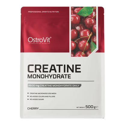 OstroVit Monohydrat Kreatin 500g  Kirsebær