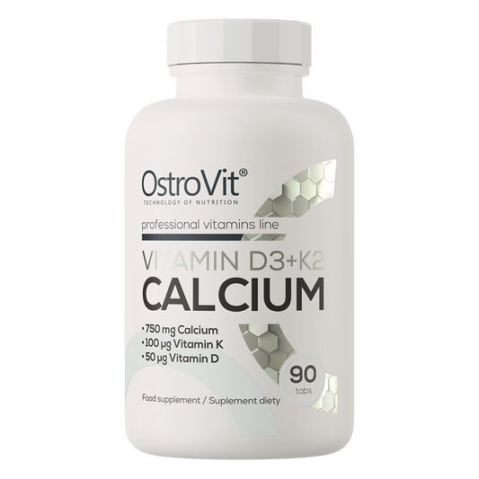 OstroVit Vitamin D3 + K2 + Kalcium 90 tabs