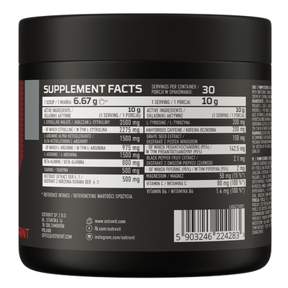 OstroVit Pump Extreme 300 g grapefruit